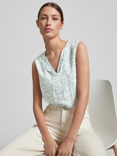 Tom Tailor Blousetop met all-over print Mintgroen - 3