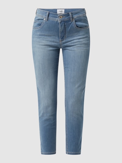 Angels Ankle cut jeans met stretch, model 'Ornella' Lichtblauw - 2