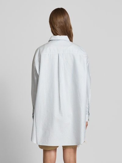 Polo Ralph Lauren Regular fit overhemdblouse met logostitching Lichtblauw - 5