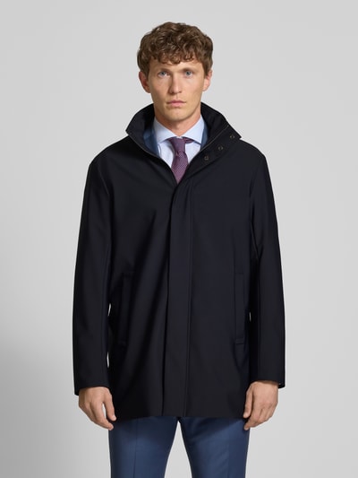 Emporio Armani Kurzmantel mit Stehkragen und Eingrifftaschen Marine 4