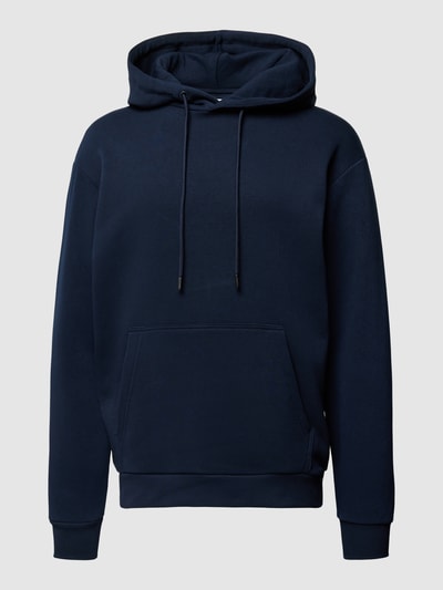 Jack & Jones Hoodie met labeldetail, model 'BRADLEY' Donkerblauw - 2