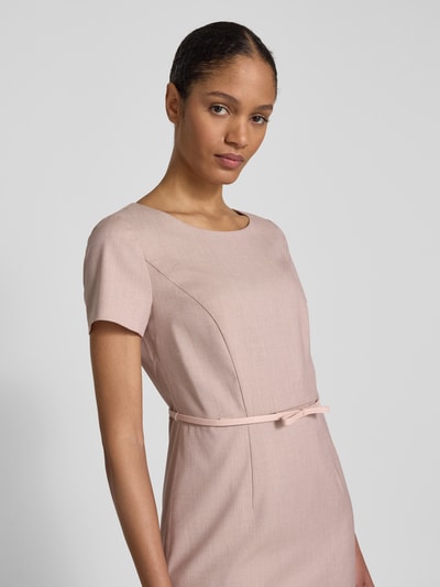 Christian Berg Woman Selection Knielanges Kleid mit Taillengürtel Rose 3