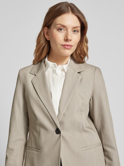 Kaffe Blazer mit Leistentaschen Modell 'SAKURA' Taupe 3