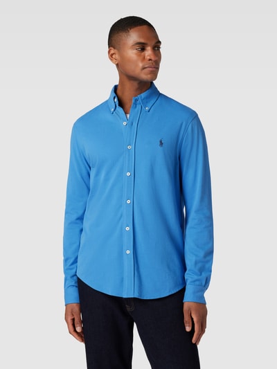 Polo Ralph Lauren Regular fit vrijetijdsoverhemd met button-downkraag Bleu - 4