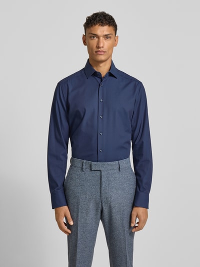 OLYMP Modern Fit Business-Hemd mit Kentkragen Marine 4