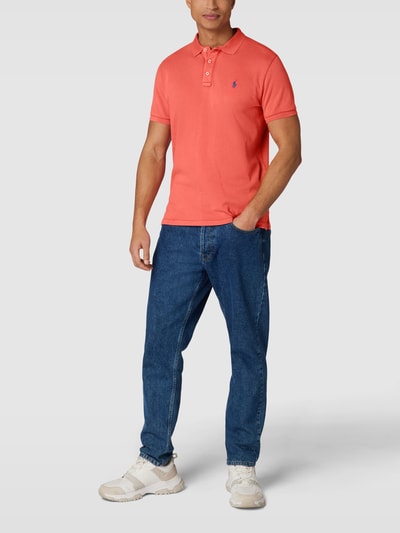Polo Ralph Lauren Poloshirt mit Label-Stitching Rot 1