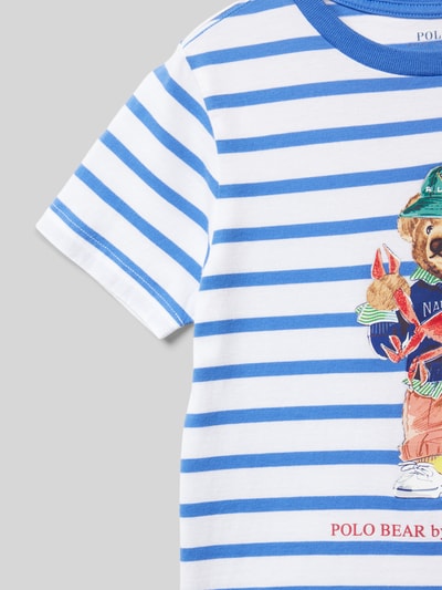 Polo Ralph Lauren Kids T-Shirt mit Label-Print Blau 2