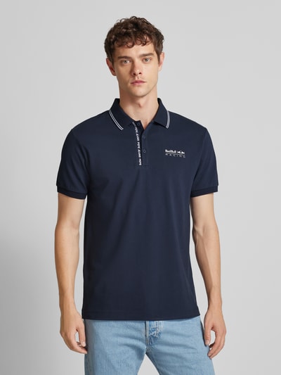 RED BULL RACING X PEPE JEANS RED BULL RACING x Pepe Jeans - Slim Fit Poloshirt mit Label-Print Marine 4