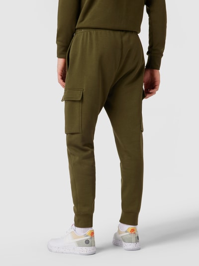 Nike Standard Fit Sweatpants mit Label-Stitching Oliv 5