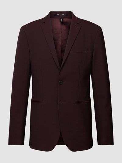 SELECTED HOMME 2-knoops colbert met paspelzakken Bordeaux - 2