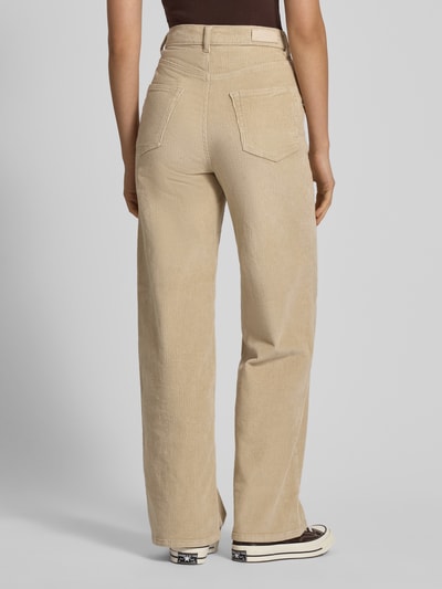 Only Wide leg corduroy broek van katoenmix, model 'HOPE' Zand - 5