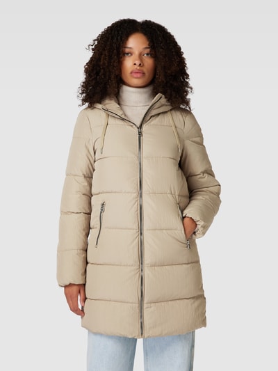 Only Steppjacke mit Kapuze Modell 'DOLLY' Taupe 4