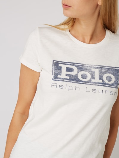 Polo Ralph Lauren T-Shirt mit Logo-Print Offwhite 4