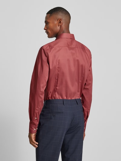 BOSS Slim fit zakelijk overhemd met kentkraag, model 'Hank' Rood - 5