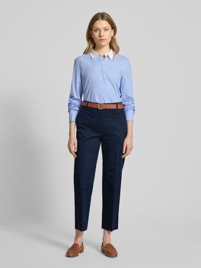 Tommy Hilfiger Slim fit chino van een mix van katoen en lyocell Marineblauw - 1