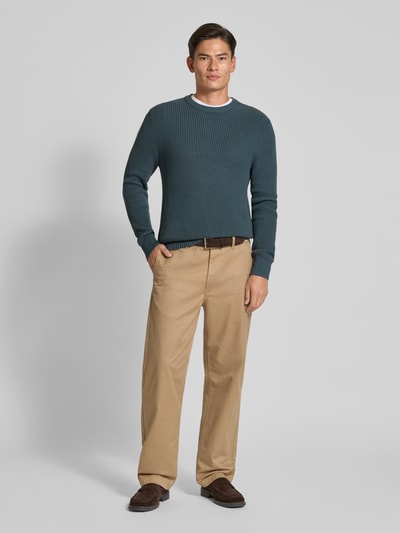 MCNEAL Gebreide pullover met ronde hals Antraciet - 1