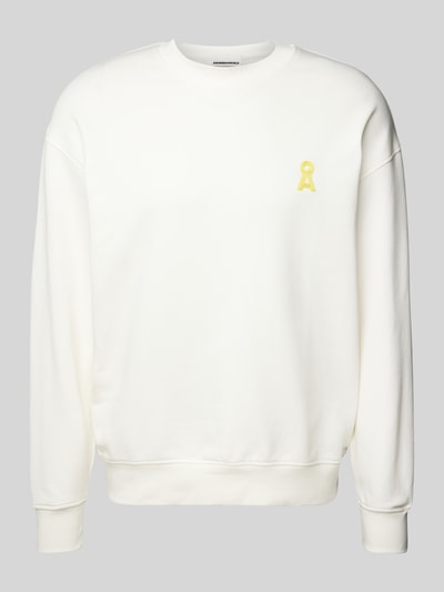 Armedangels Sweatshirt mit Label-Stitching Modell 'EMAAL' Offwhite 1