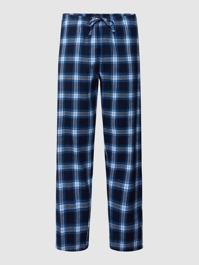 Christian Berg Men Pyjama-Hose mit Allover-Muster Blau 2