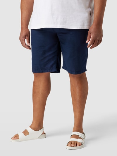 Jack & Jones Plus PLUS SIZE Shorts mit Strukturmuster Modell 'JEFF' Marine 4