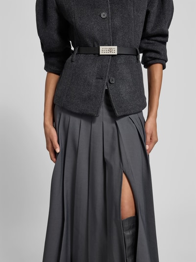MM6 Maison Margiela Gürtel mit Logo-Prägung Black 1