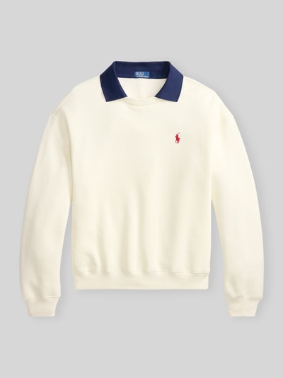 Polo Ralph Lauren Loose Fit Sweatshirt aus Baumwoll-Mix Offwhite 2