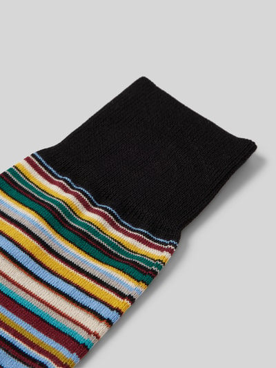 PAUL SMITH Socken mit Strukturmuster Modell 'SIGNATURE' Black 2