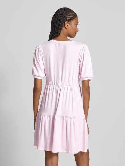 Pieces Regular Fit Freizeitkleid mit Allover-Muster Modell 'NALA' Pink 5