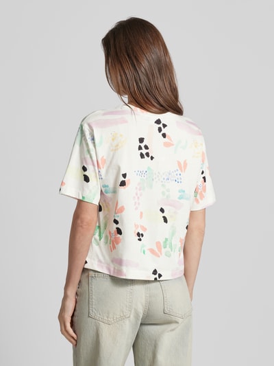 JAKE*S STUDIO WOMAN T-Shirt mit Allover-Print Offwhite 5