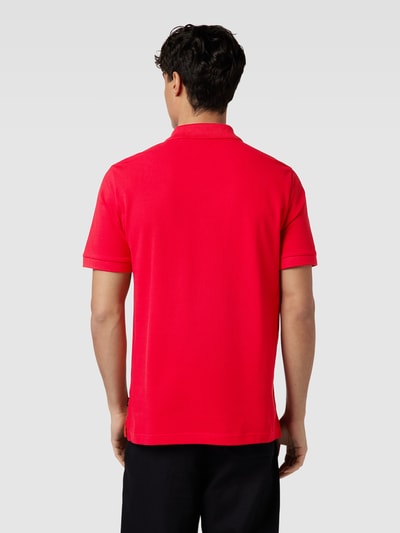 BOSS Poloshirt mit Label-Stitching Modell 'Parlay' Rot 5