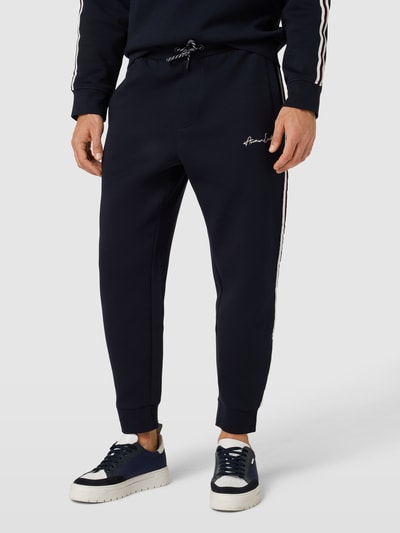 ARMANI EXCHANGE Sweatpants met labelstitching Donkerblauw - 4