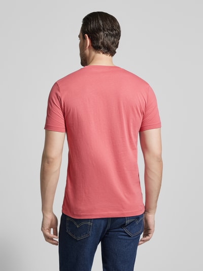 Tom Tailor Denim T-shirt o kroju regular fit z czystej bawełny Jasnoczerwony 5