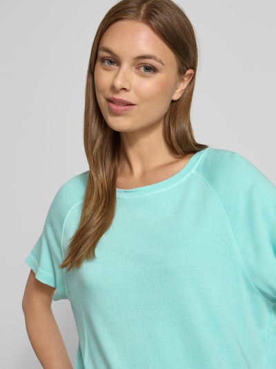 s.Oliver RED LABEL Loose Fit T-Shirt aus reiner Baumwolle Hellblau 3