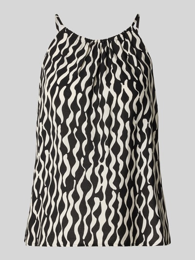 OPUS Relaxed Fit Top aus reiner Viskose Modell 'Foyage' Black 1