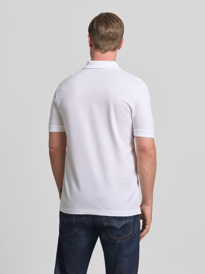 BOSS Koszulka polo o kroju regular fit z mieszanki bawełny i lyocellu model 'H-PARAS 70' Biały 5