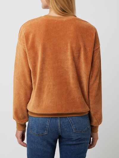 Brixton Sweatshirt aus Baumwollmischung Modell 'Dazed' Orange 5