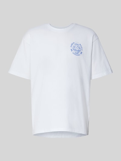 Edwin T-Shirt mit Label-Print Modell 'EDWIN MUSIC CHANNEL' Weiss 2