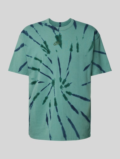 Nike T-shirt met labelstitching, model 'Premium B' Groen - 2