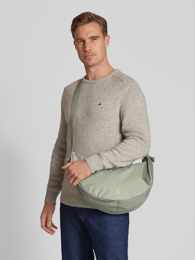 Gotbag Schoudertas met labelprint, model 'MOON' Kaki - 1