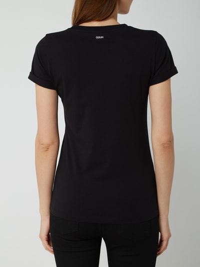 HUGO T-shirt met ronde hals, model 'The Plain'  - 6