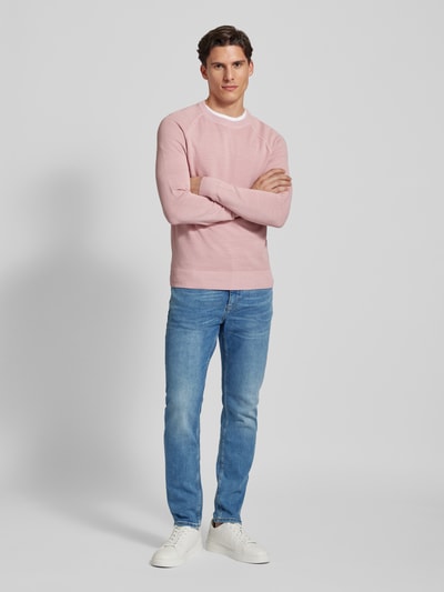 s.Oliver BLACK LABEL Slim Fit Jeans mit Kontrastnähten Modell 'NELIO' Blau 1