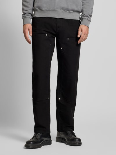 Edwin Loose Fit Jeans mit Eingrifftaschen Modell 'DOUBLE KNEE TYRELL PANT' Black 4