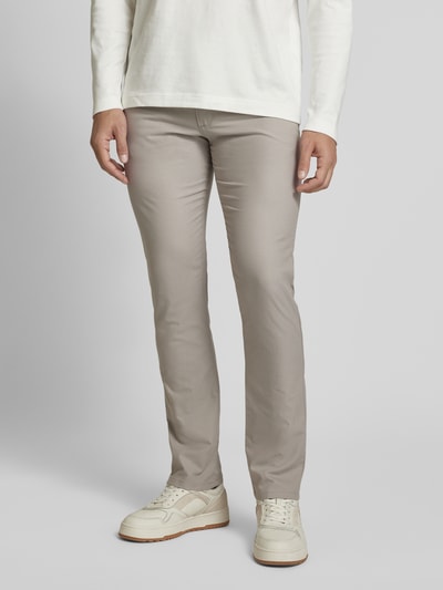 bugatti Regular Fit Chino im 5-Pocket-Design Modell 'CORDOBA' Beige 4