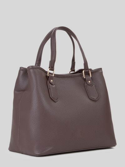 Valentino Bags Shopper mit Logo-Detail Modell 'BRIXTON' Dunkelbraun 3