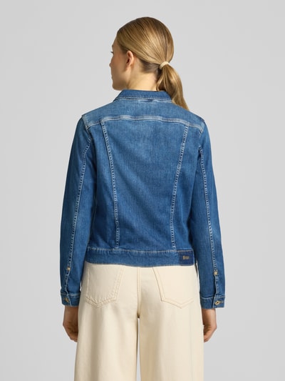 Brax Regular Fit Jeansjacke aus Baumwoll-Mix Modell 'MIAMI' Dunkelblau 5