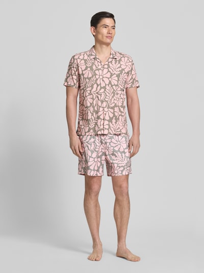 BOARDIES Badehose im Allover-Look Modell 'Melo' Rose 1