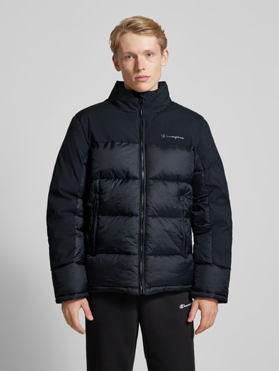 CHAMPION Steppjacke mit Label-Print Black 4