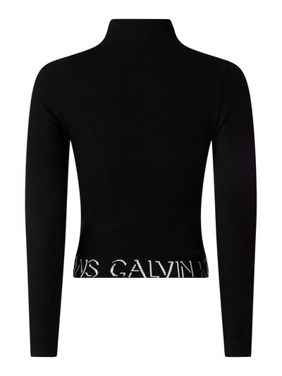 Calvin Klein Jeans Pullover mit Logo-Stickerei  Black 3