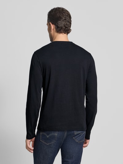 Napapijri Longsleeve mit Logo-Stitching Modell 'Salis' Black 5