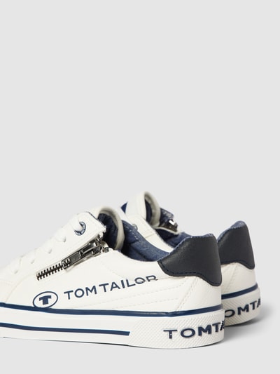 Tom Tailor Sneakersy z detalami z logo Biały 2