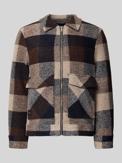 MCNEAL Regular Fit Jacke mit Woll-Anteil Marine 1